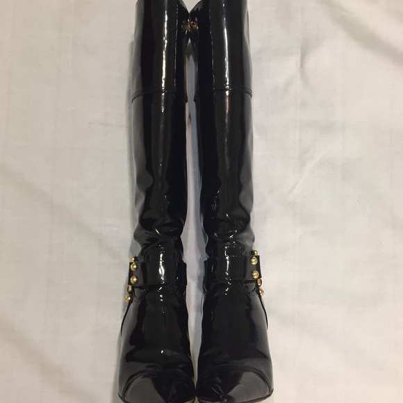 Luciano Padovan Patent Boots - Picture 3 of 8